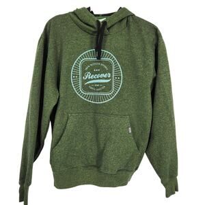 Recover Brands Graphic Unisex Pullover Fleece Hoodie 100% recycled materials